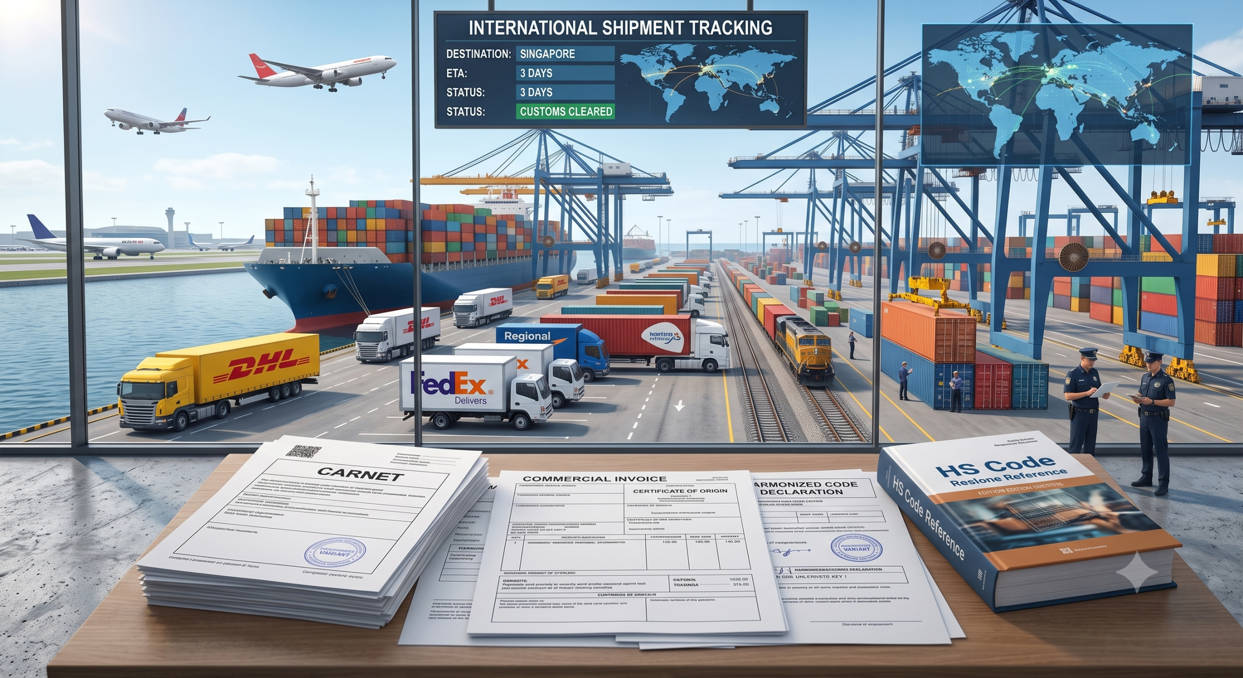 international shipments